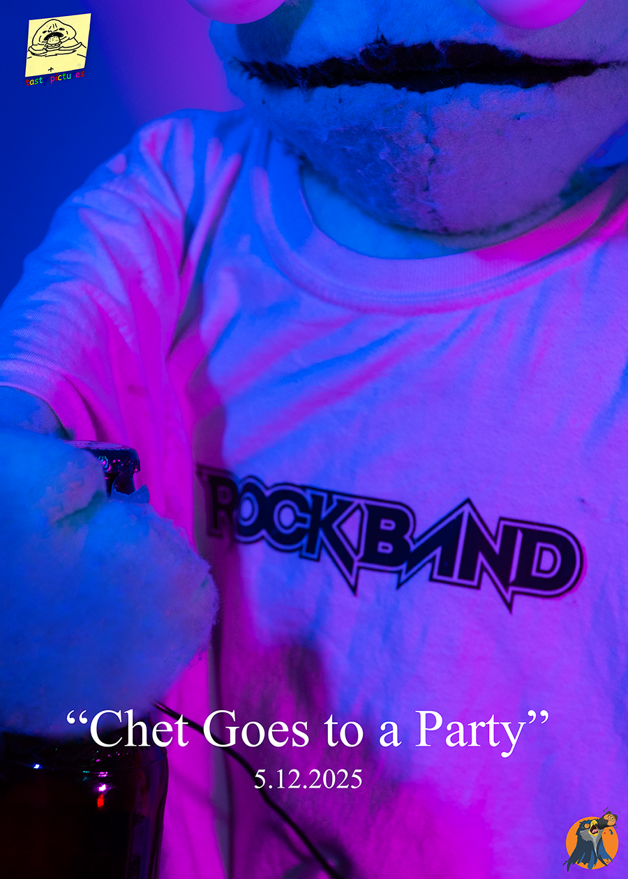 Chet Goes to a Party Poster